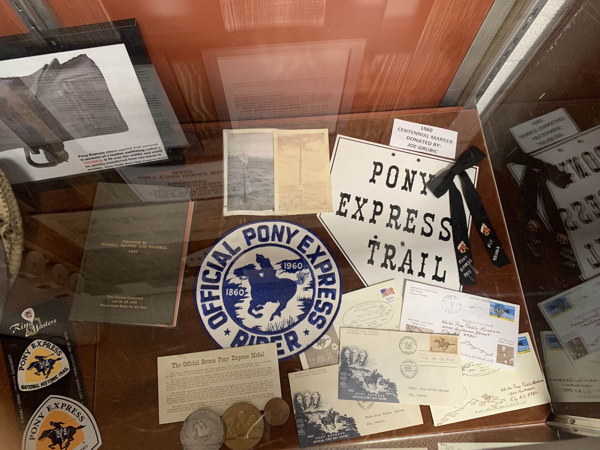 Pony Express Exhibit White Pine Museum